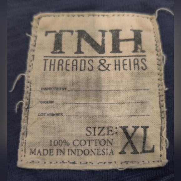 threads and heirs Shirts Threads And Heirs Ls Tshirt Xl Navy Poshmark